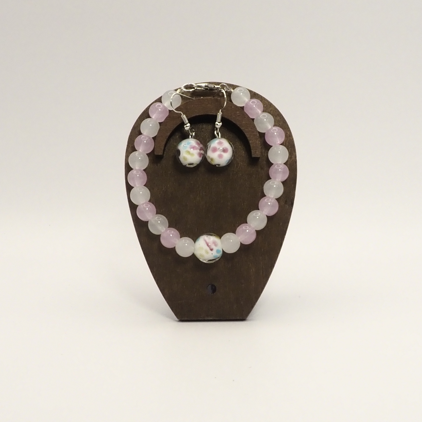 Glass Cloisonne  Bracelet & Earrings Sets