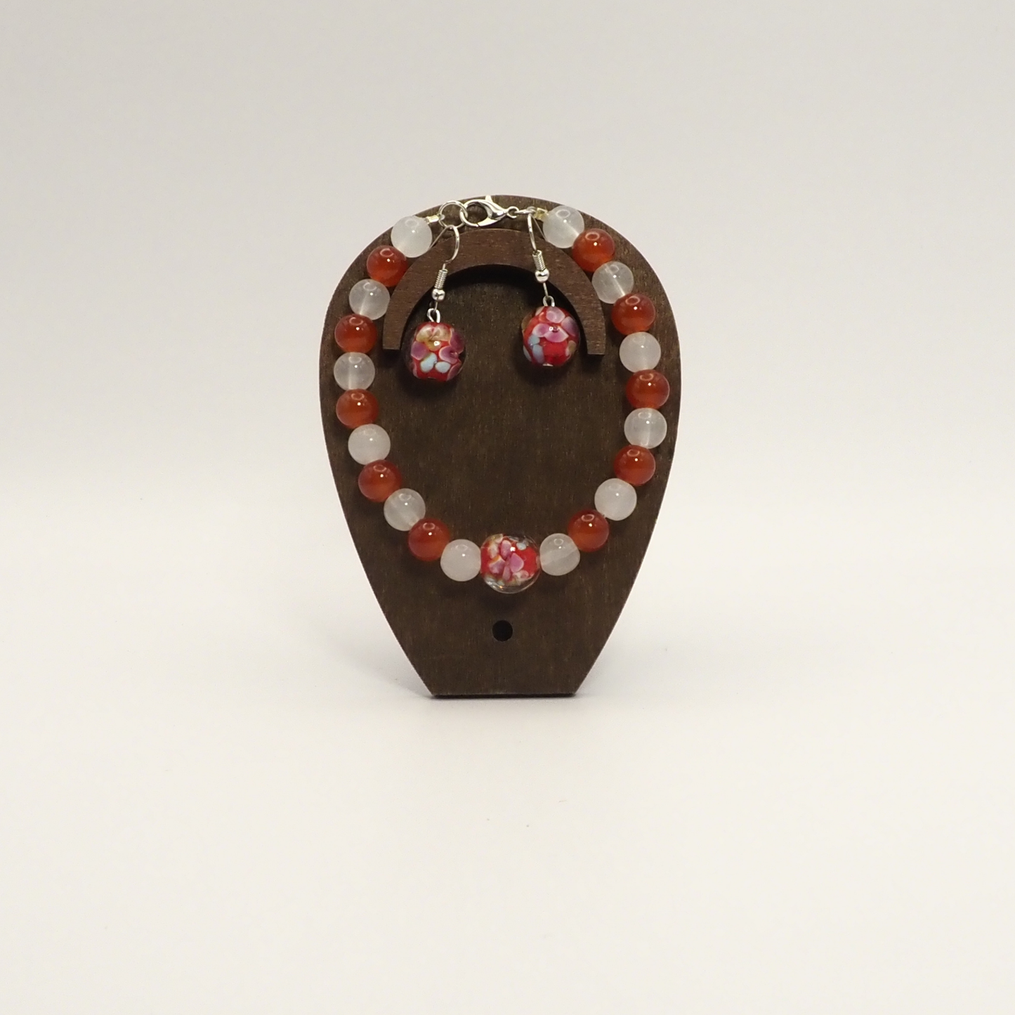 Glass Cloisonne  Bracelet & Earrings Sets