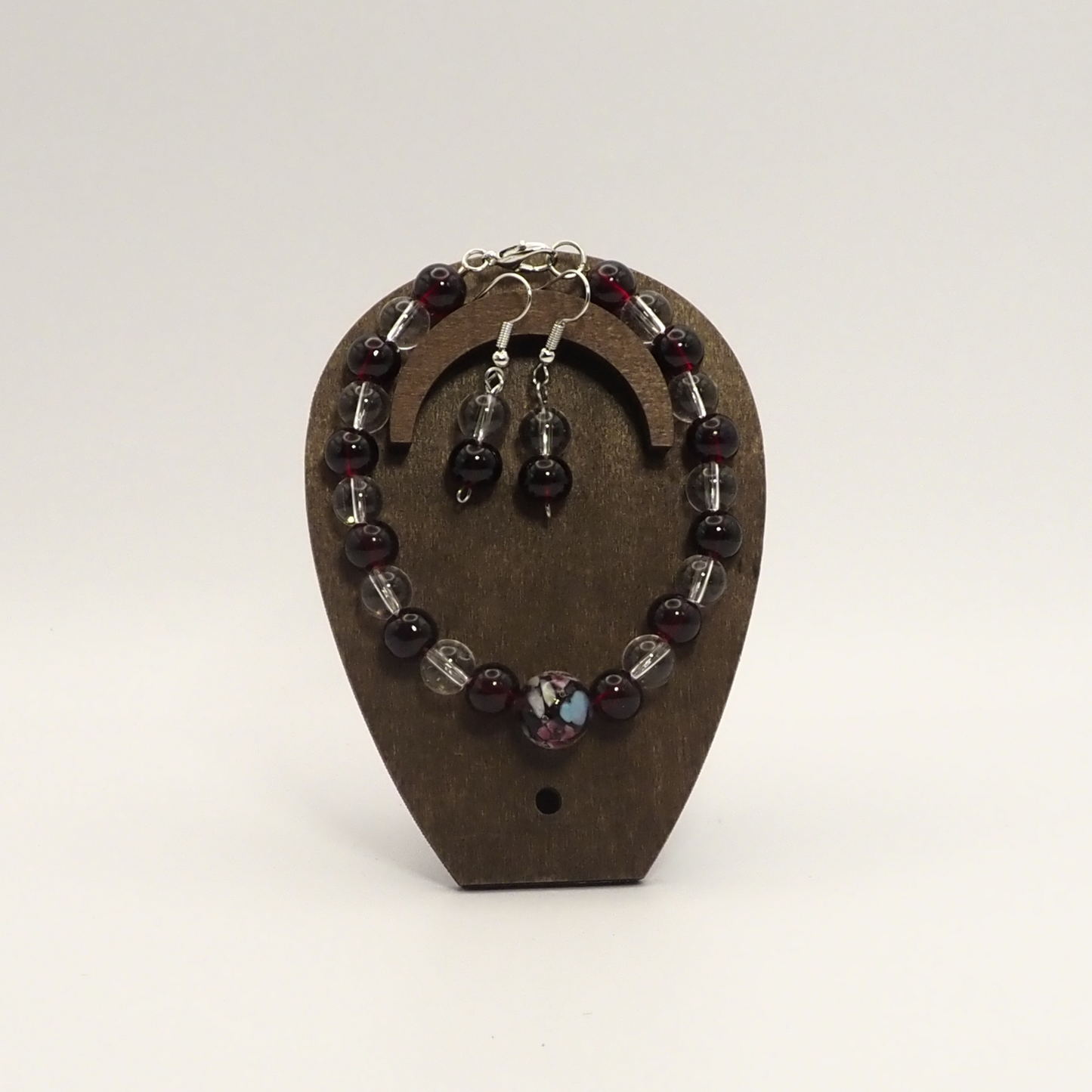 Glass Cloisonne  Bracelet & Earrings Sets