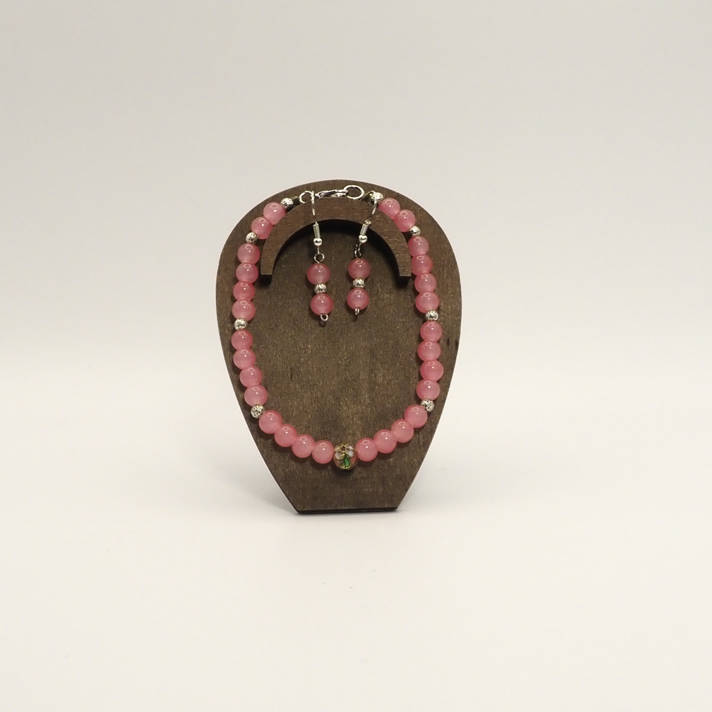 Cloisonne Bracelet & Earrings Set
