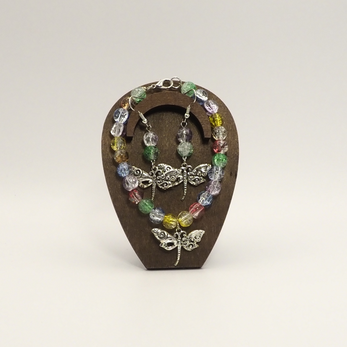 Dragonfly Bracelet and Earring Set