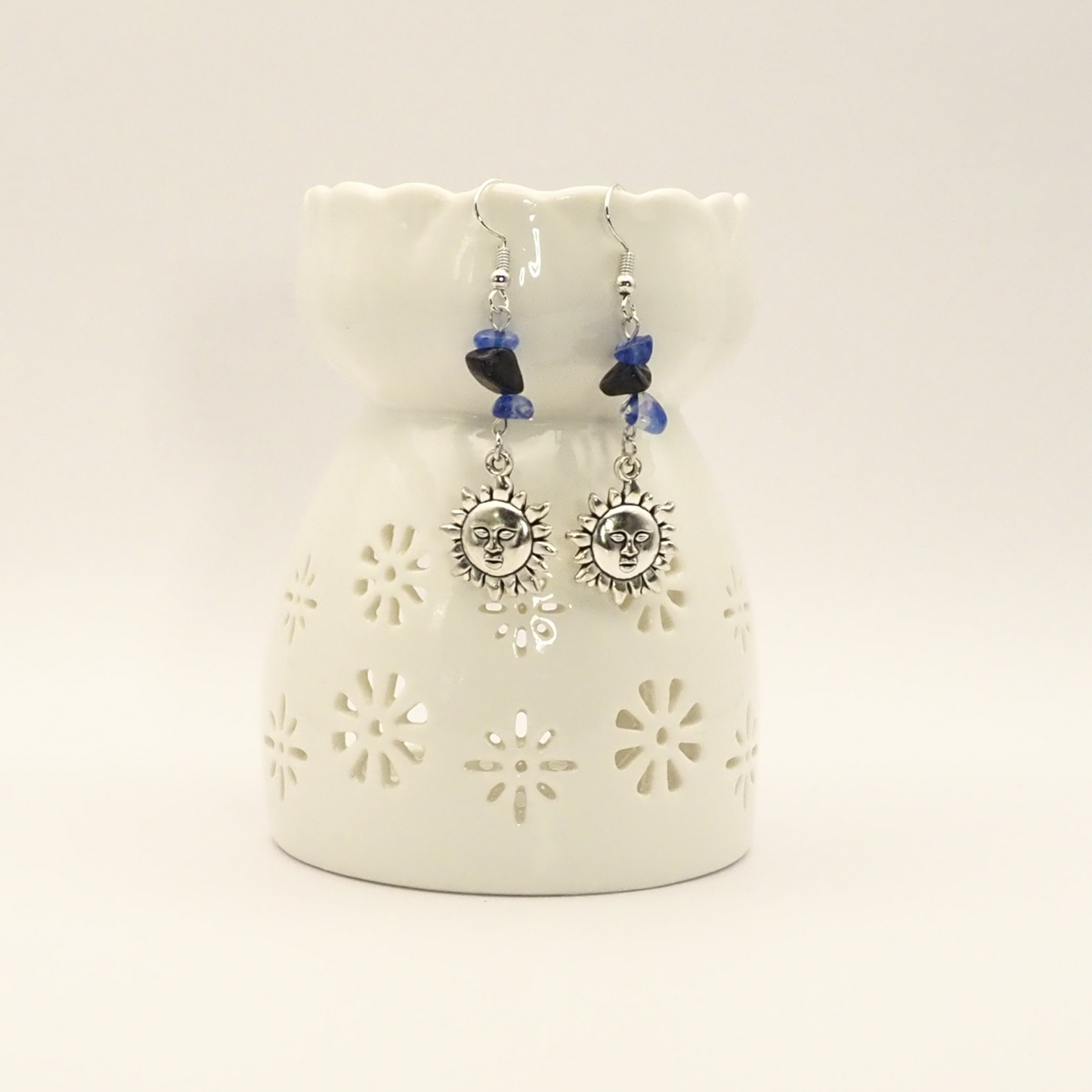 Mixed Crystal Sun Earrings