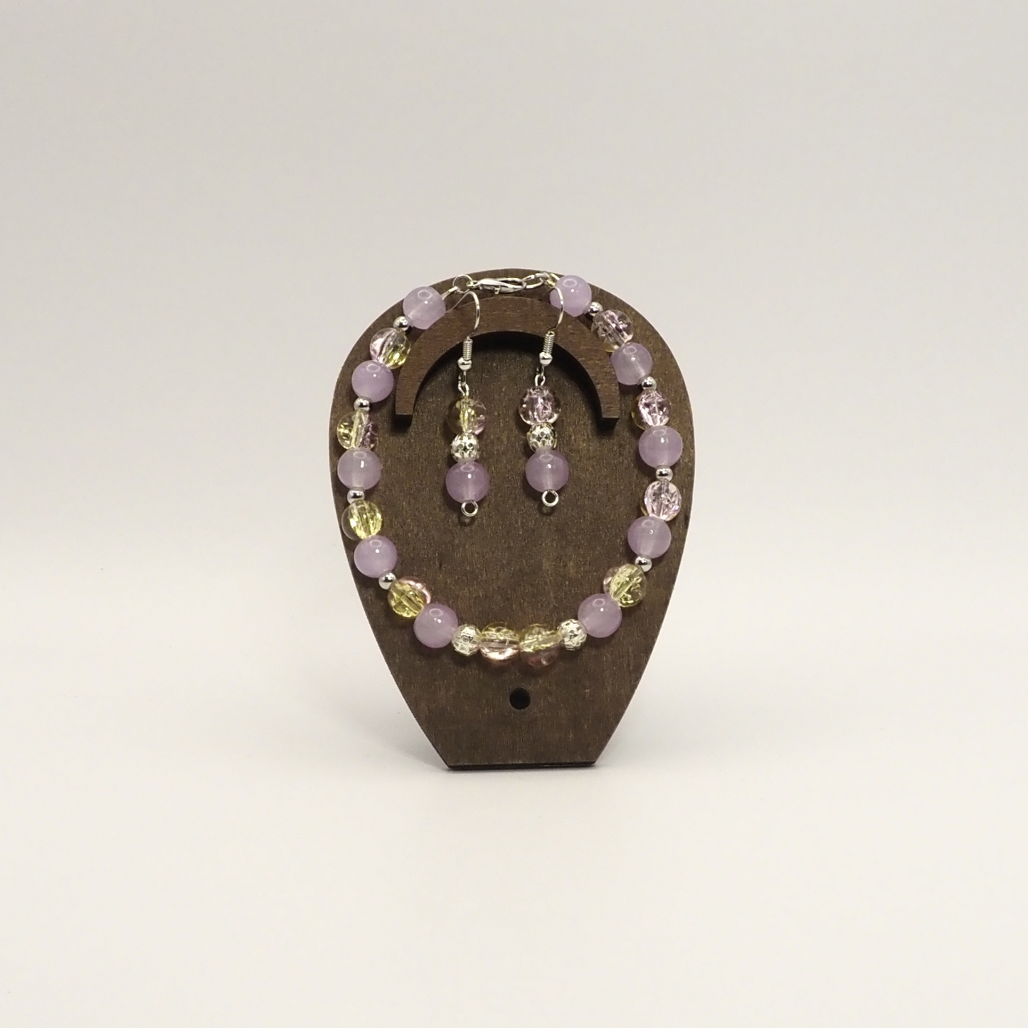 Lavender Bracelet & Earring Set