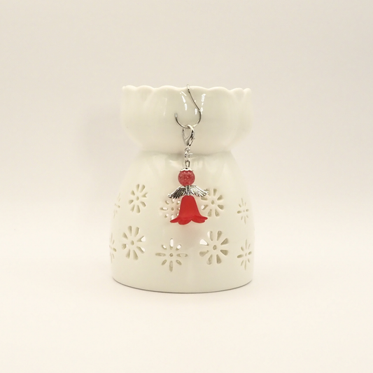 Crackle Quartz Angel Bag Charms