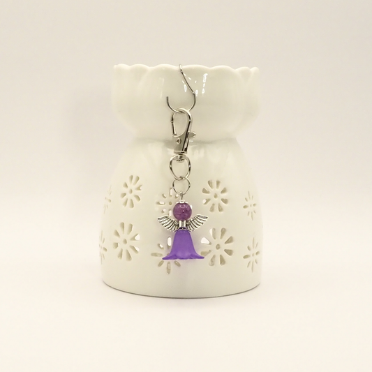 Crackle Quartz Angel Bag Charms