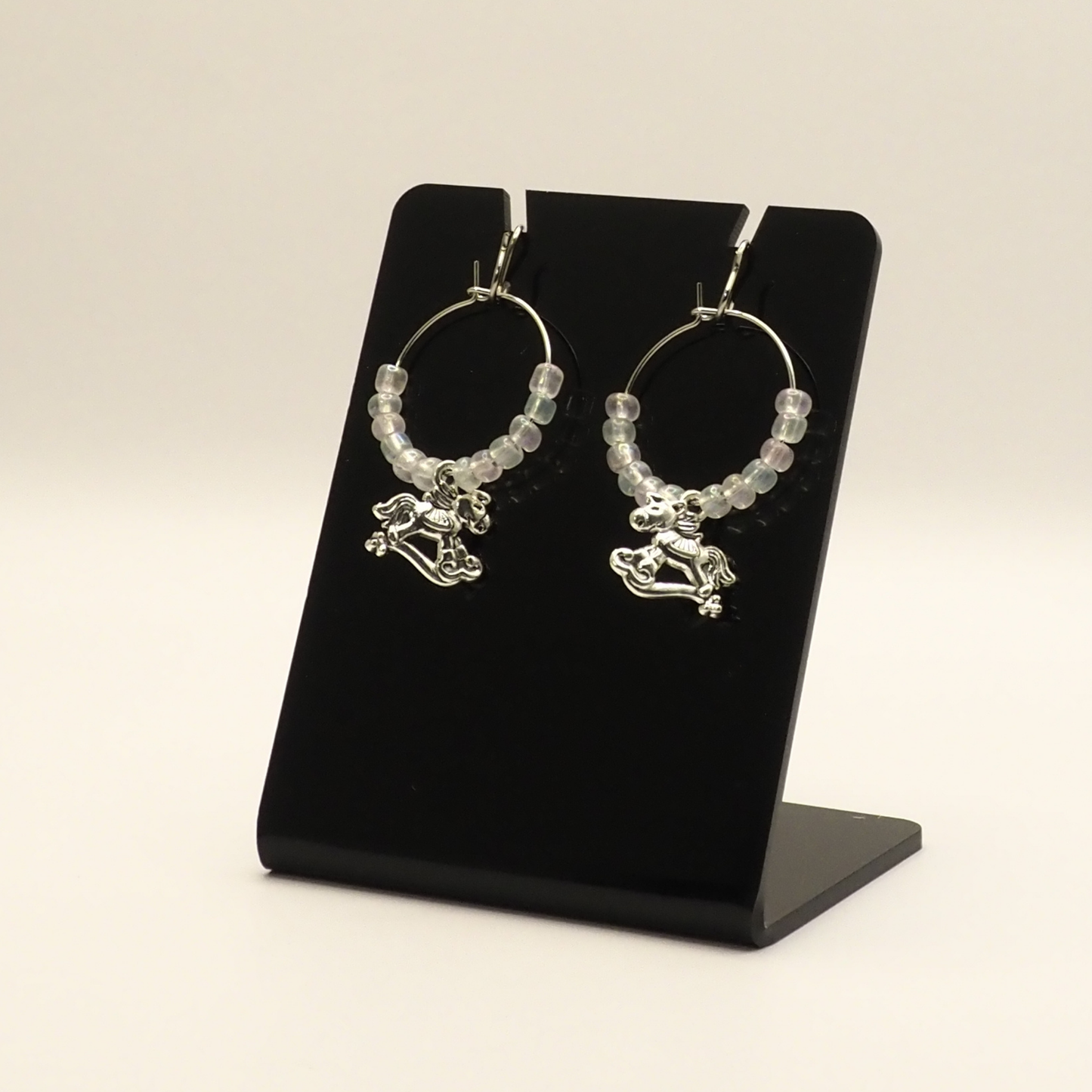 Nostalgic Rocking Horse Hoop Earrings