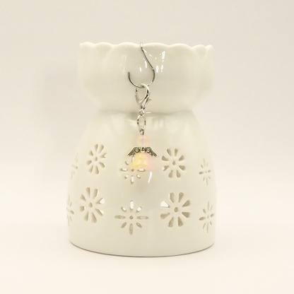 Glass Angel Bag Charm