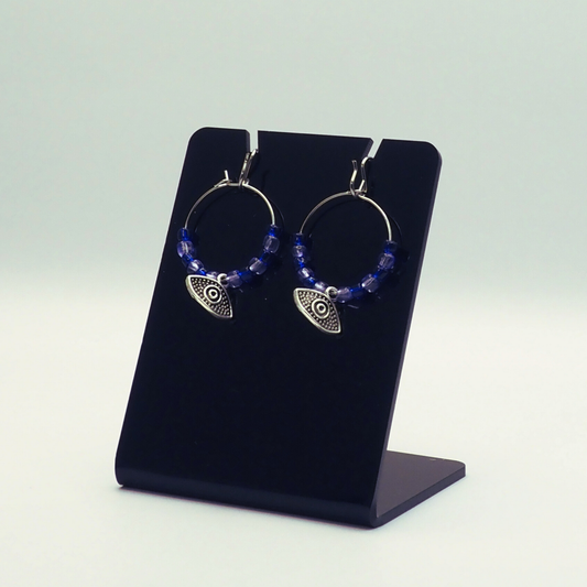 Evil Eye Hoop Earrings