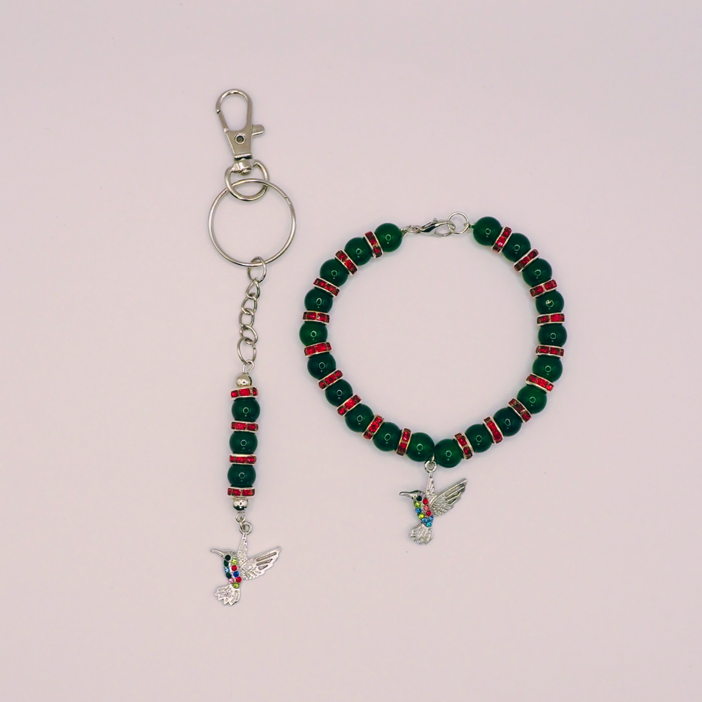 Charming Bird Bracelet & Keyring Sets