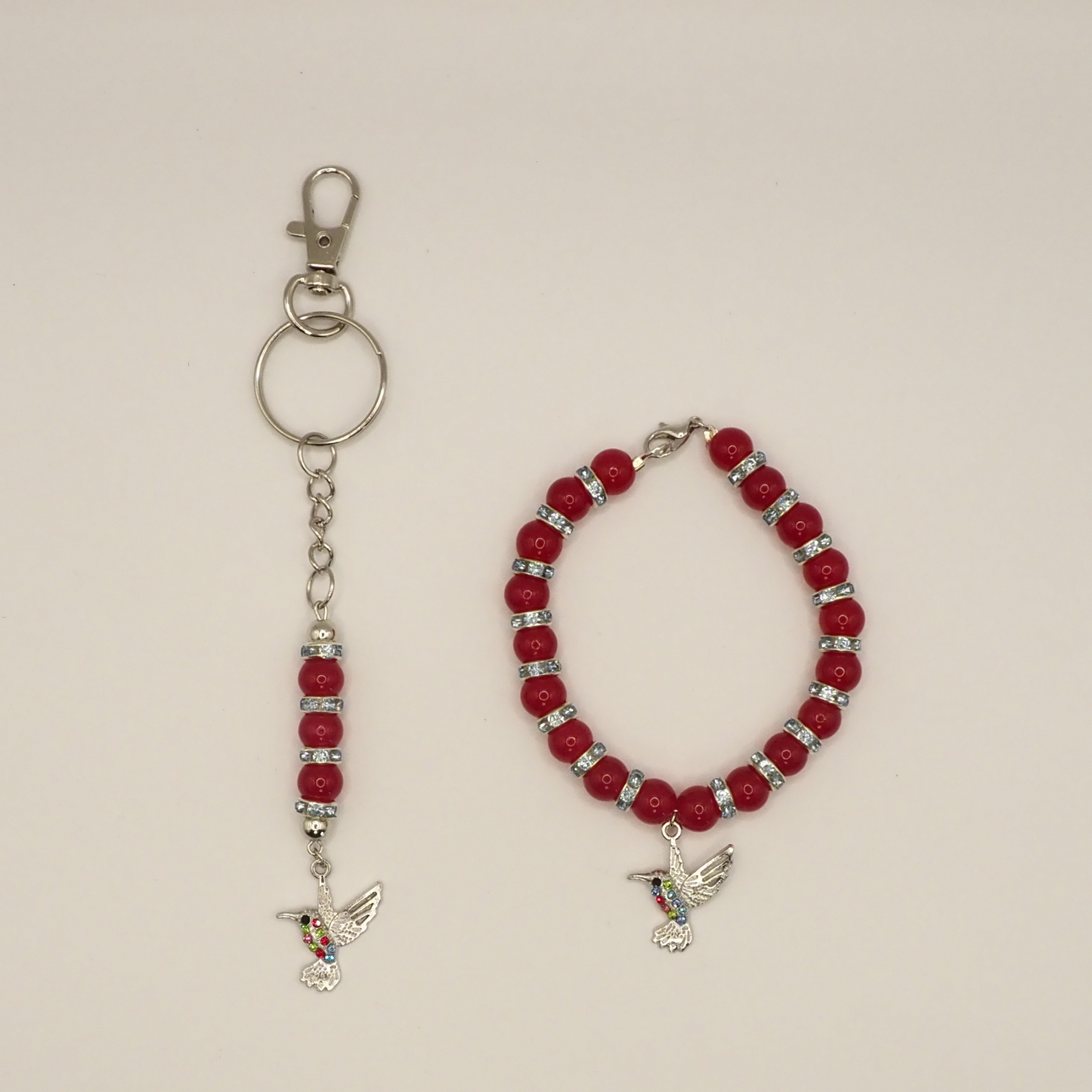 Charming Bird Bracelet & Keyring Sets