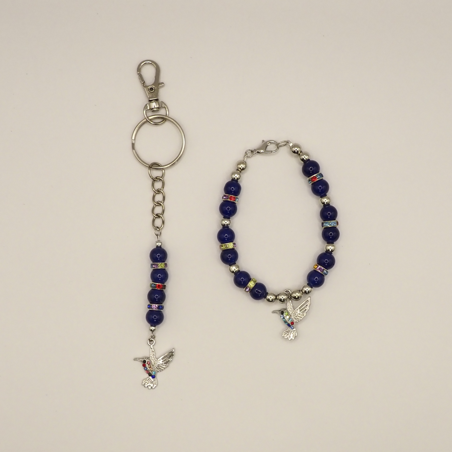 Charming Bird Bracelet & Keyring Sets