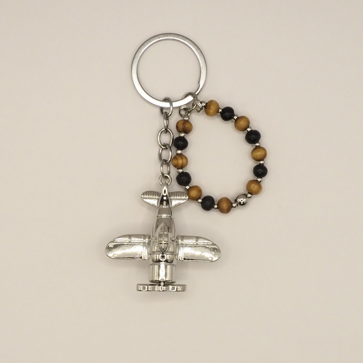 Plane Wooden Keyring