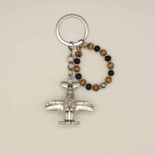 Plane Wooden Keyring
