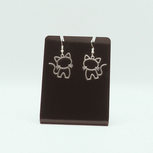 Cat Silhouette Earrings
