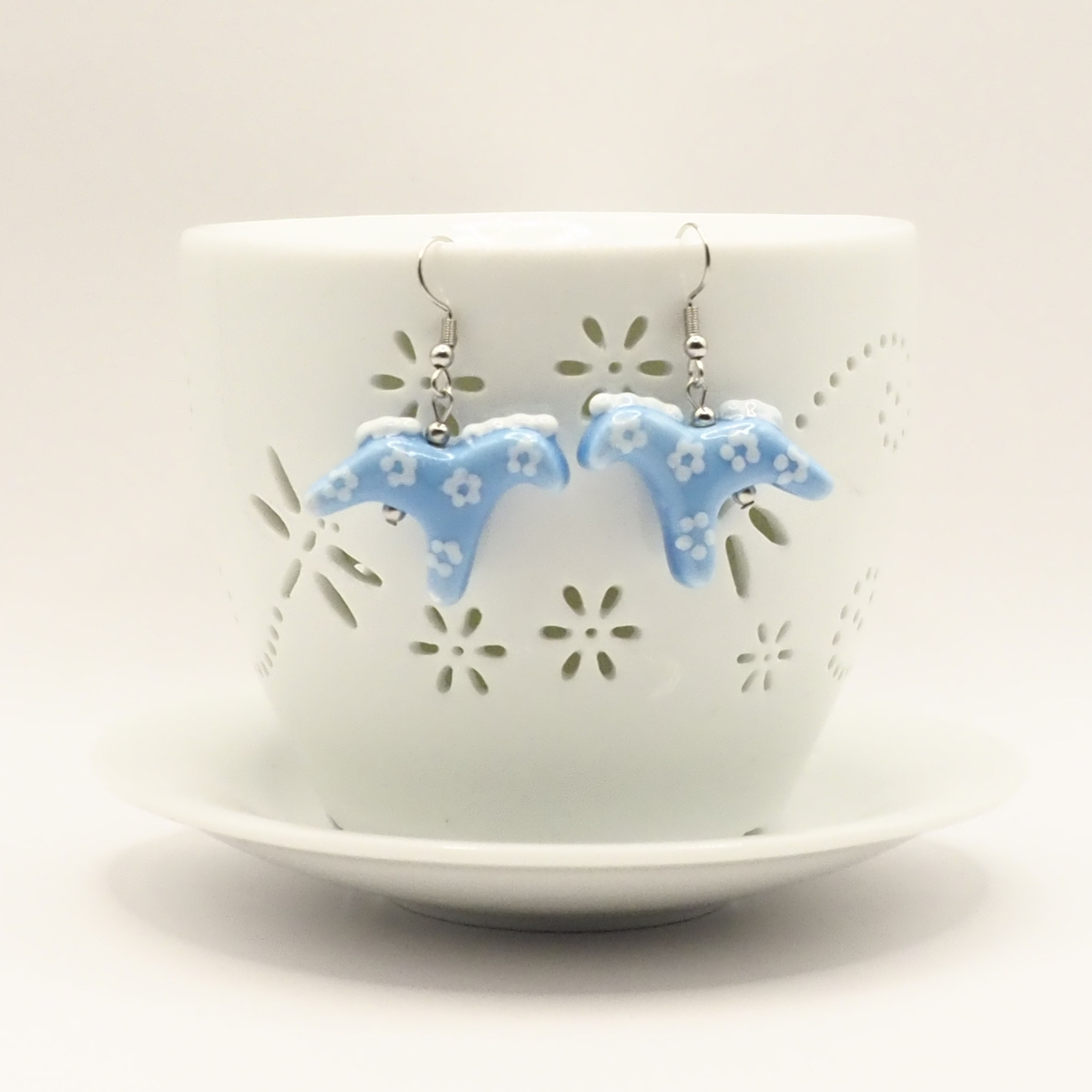 Porcelain Horse Earrings