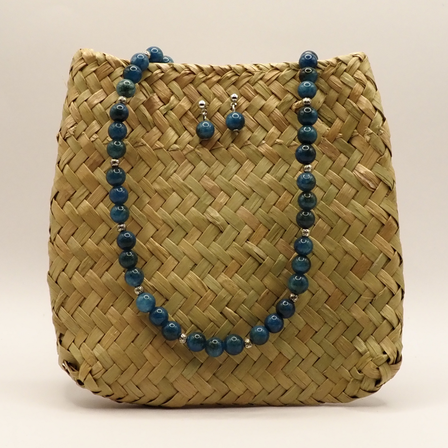 Apatite Necklace and Earring Set