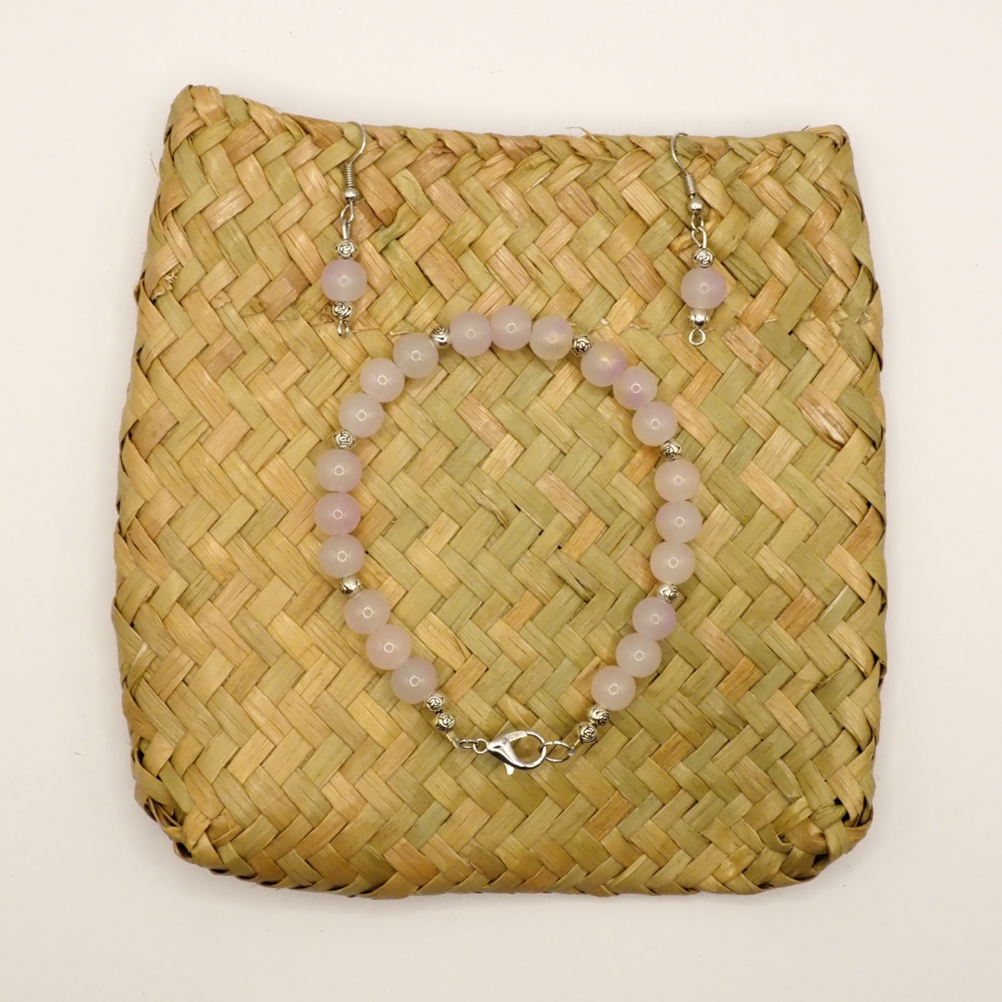 Graceful Glass Bracelet & Earring Sets