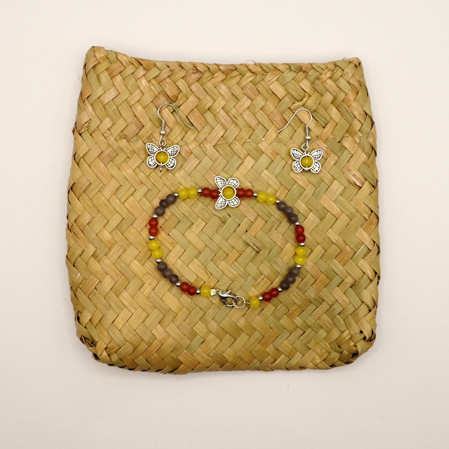 Butterfly Bracelet & Earring Set