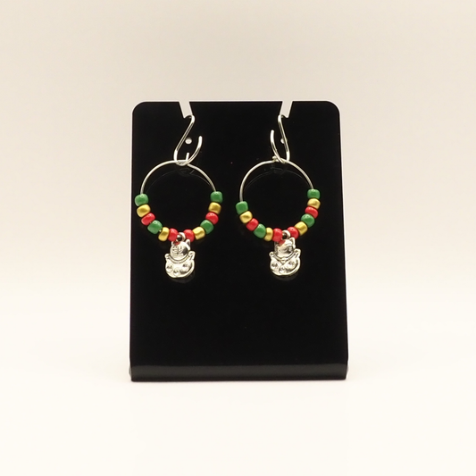 Lucky Cat Hoop Earrings