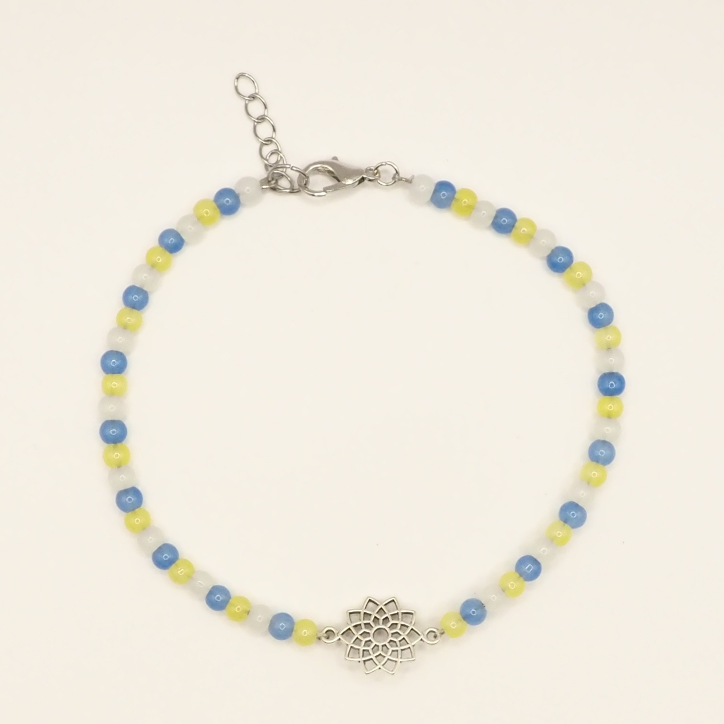 Glass Lotus Anklet