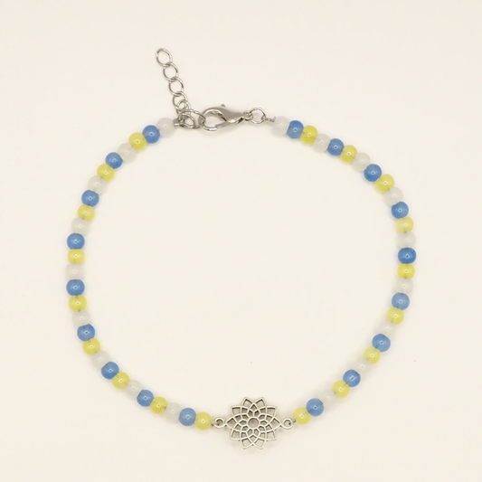 Glass Lotus Anklet