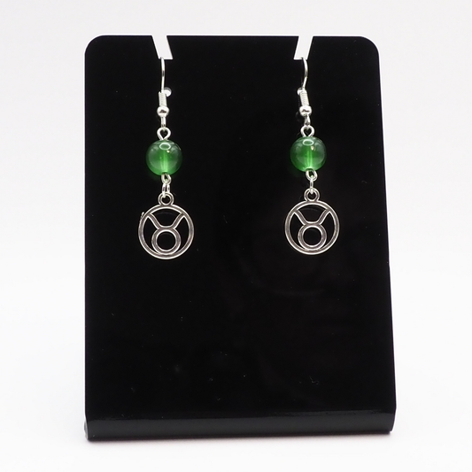 Zodiac Glass Drop Earrings