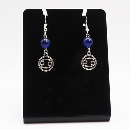 Zodiac Glass Drop Earrings