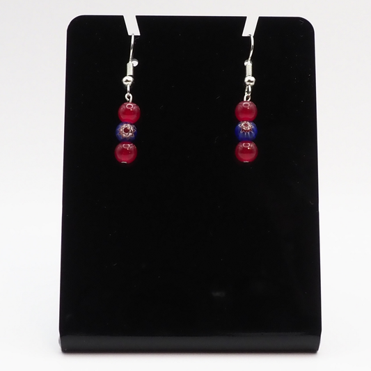 Floral Glass earrings