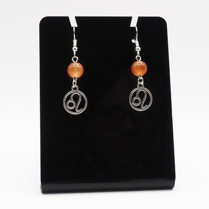 Zodiac Glass Drop Earrings