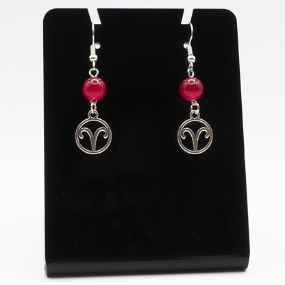 Zodiac Glass Drop Earrings