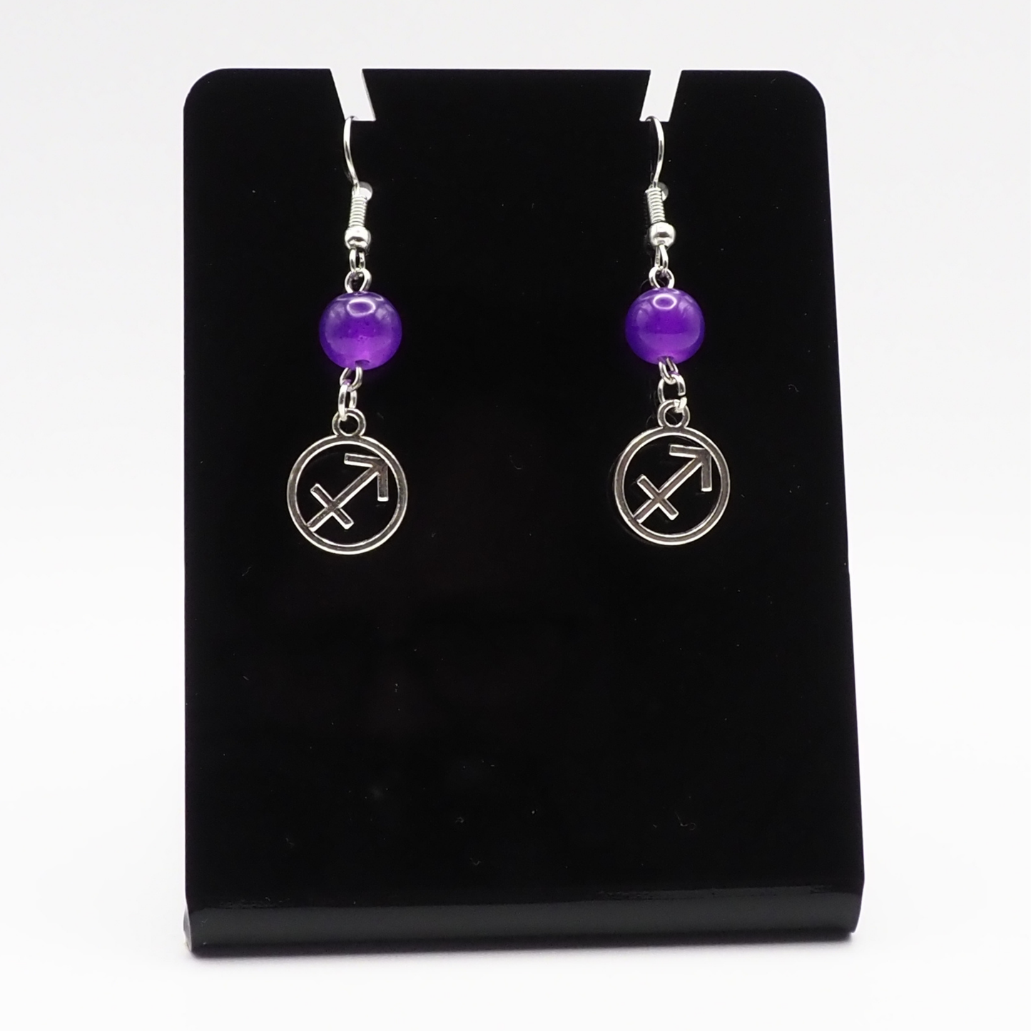 Zodiac Glass Drop Earrings