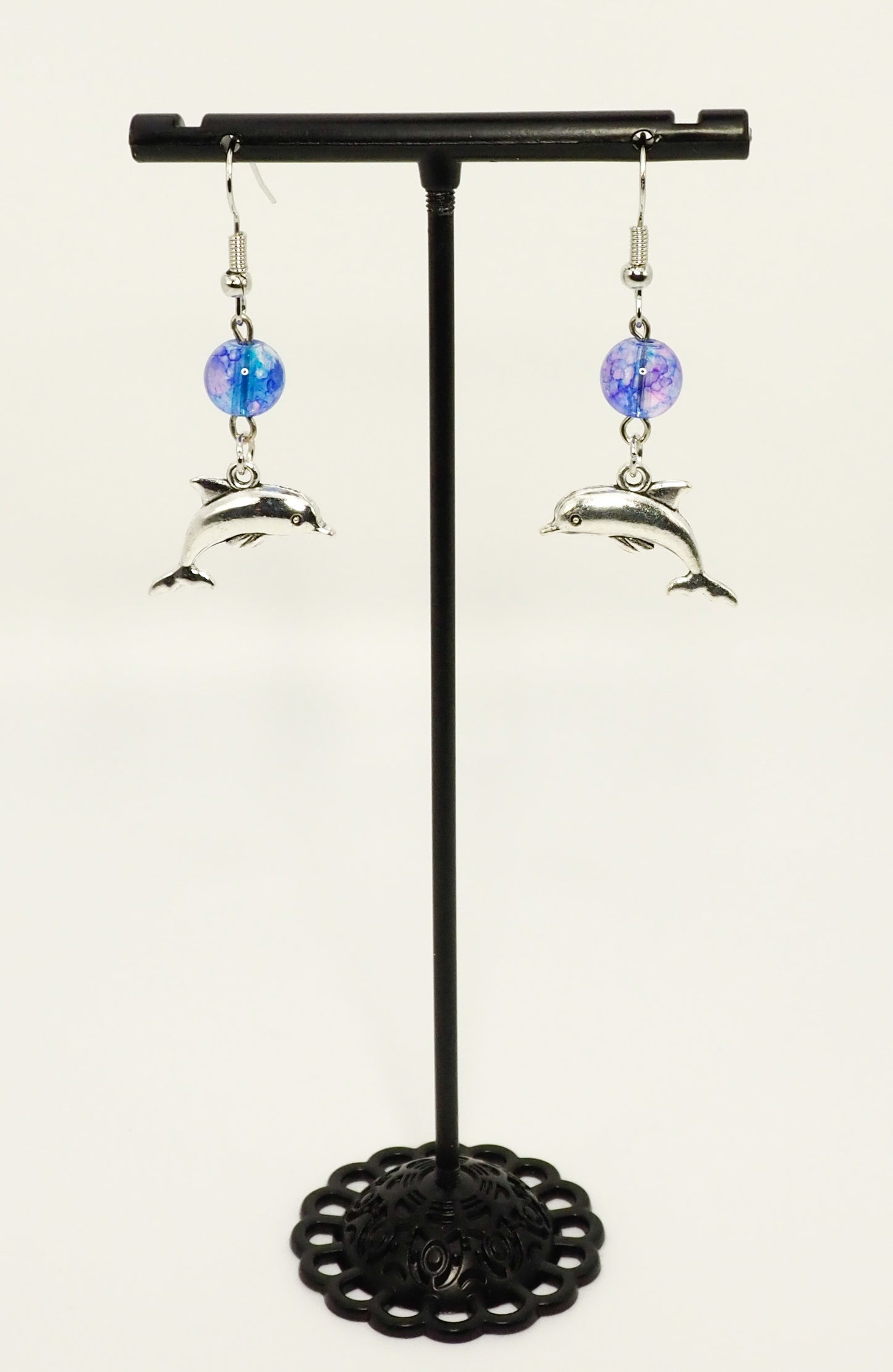 Blue Dolphin Earrings