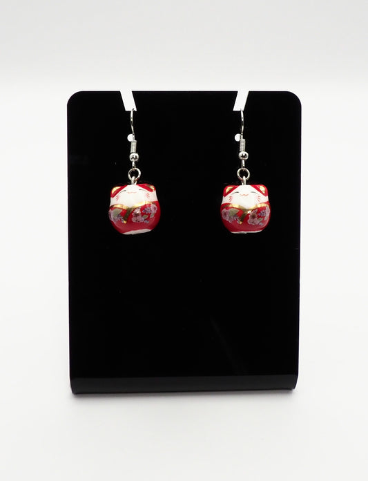 Lucky Cat Earrings
