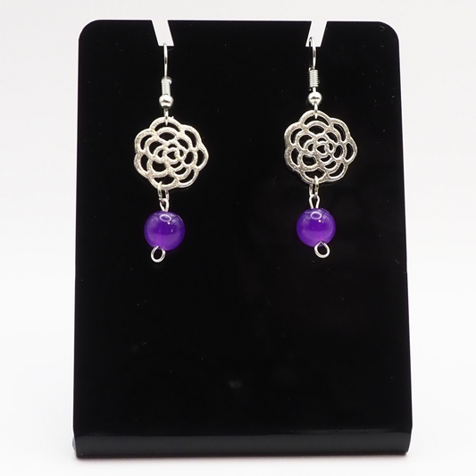 Floral Drop Earrings