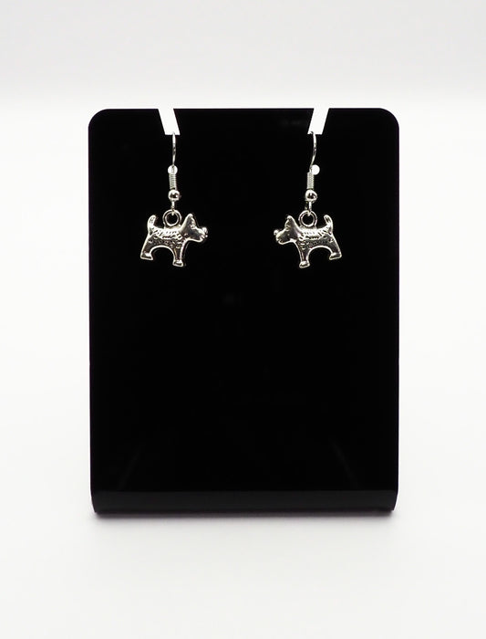 Whimsical Dog Charm Earrings