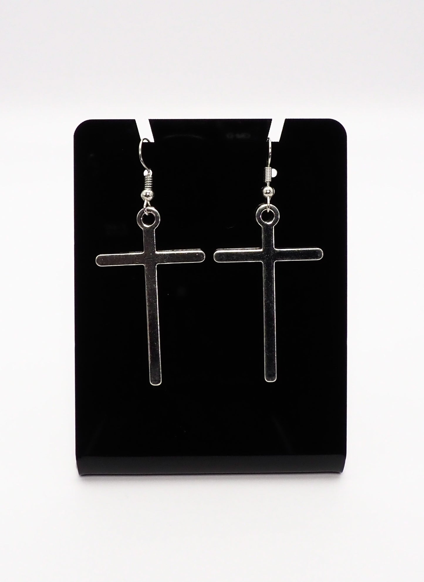Minimalist Cross Earrings