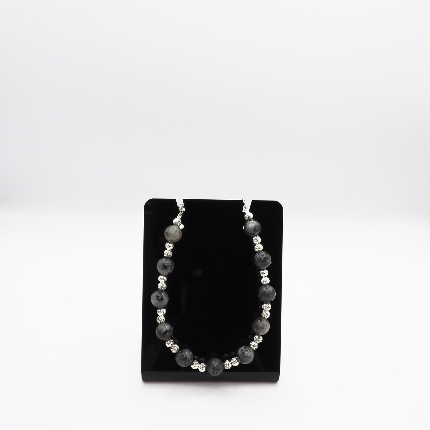 Larvikite Rose Bracelet