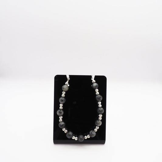 Larvikite Rose Bracelet