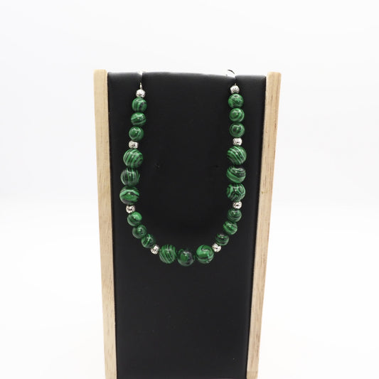 Malachite Beaded Bracelet