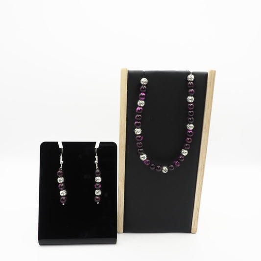 Red Jasper Bracelet and Earring Set