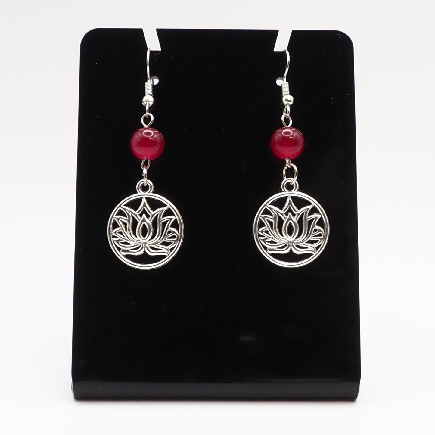 Lotus Drop Earrings