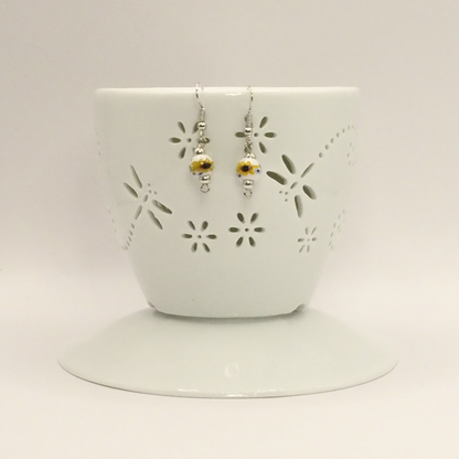 Porcelain Floral Earrings